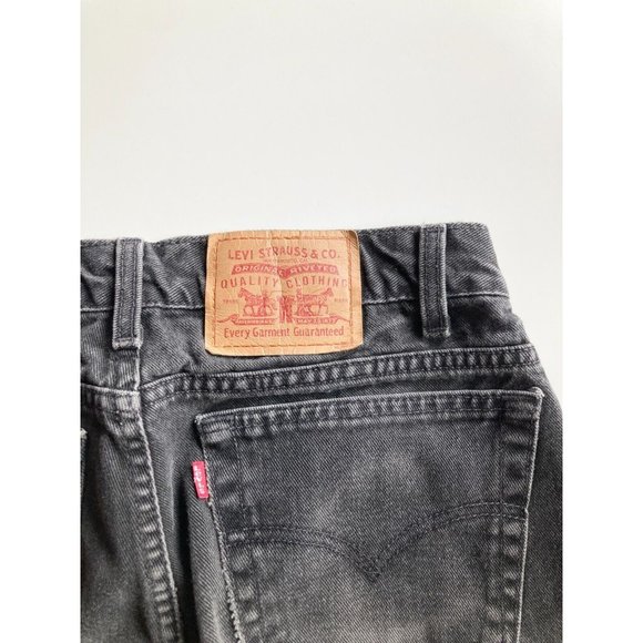 Men's Vintage 2000's LEVI'S 516 Faded Black Slim Fit Straight Leg Jeans, Size 33 - Picture 7 of 13
